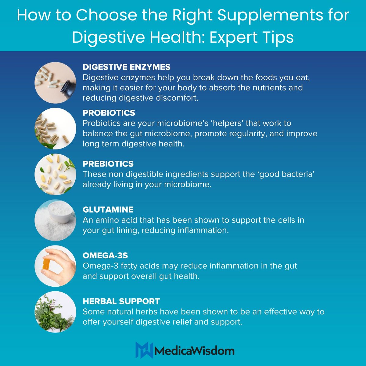 supplements for digestive health​